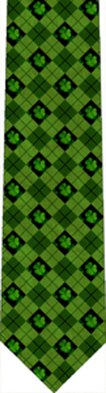 Shamrock Argyle Tie