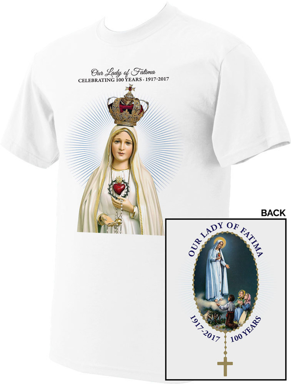 100 Year Anniversary Fatima Commemorative Logo T-Shirt