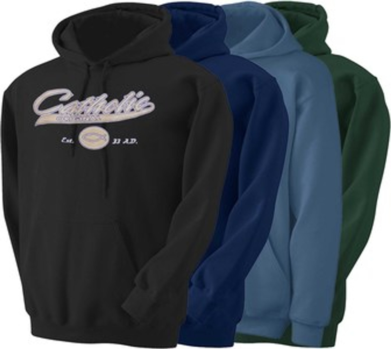 Catholic Original Baseball-Style Hoodie