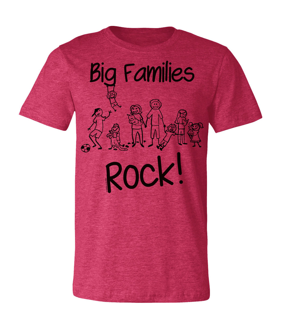 Big Families Rock T-Shirt
