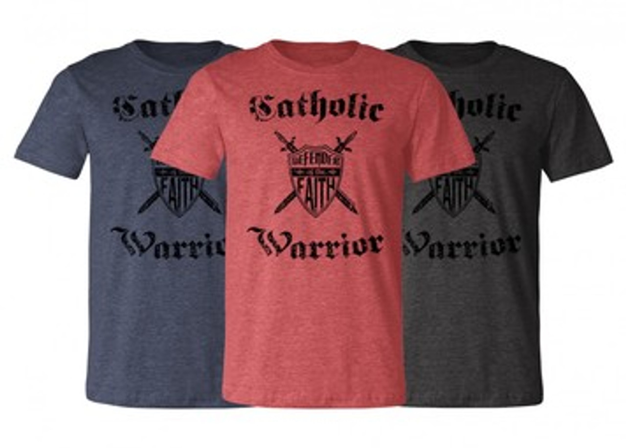 The Catholic Warrior Defender of the Faith T-Shirt