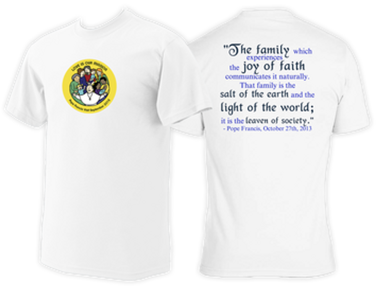 Love Is Our Mission Family T-shirt