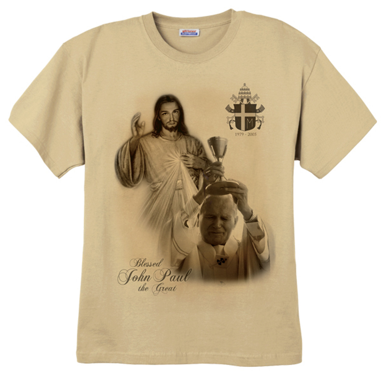 St. John Paul II and Divine Mercy T-Shirt