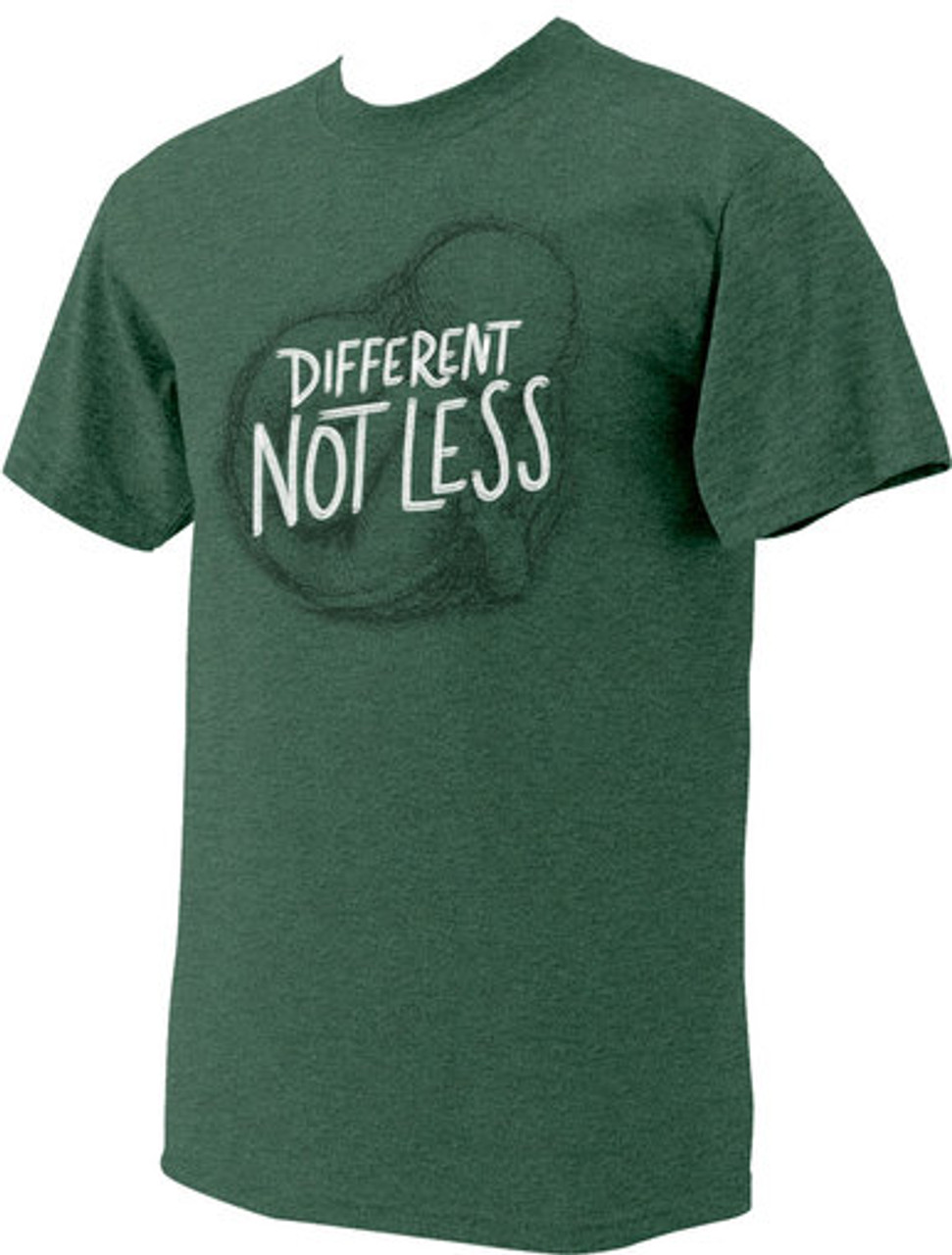 Different Not Less Heather Pro-Life T-Shirt