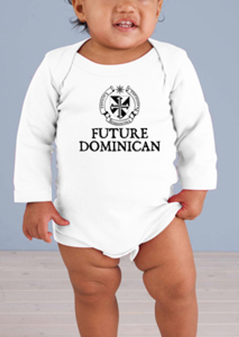 Future Dominican Long-Sleeve Baby Onesie