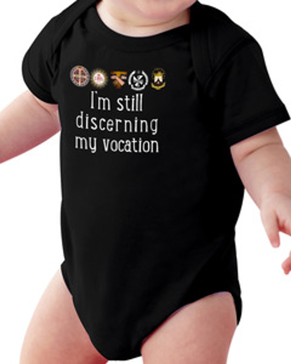 I'm Still Discerning Baby Onesie