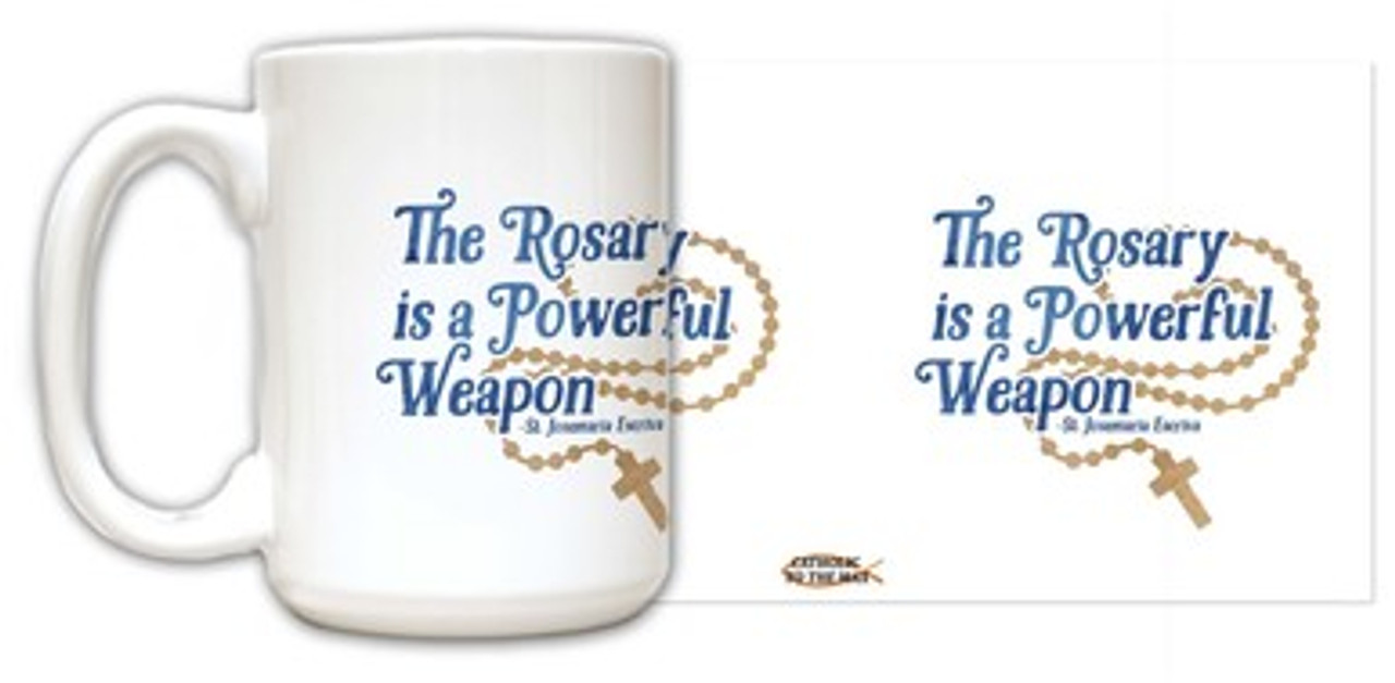 "The Rosary" St. Josemaria Escriva Quote Mug