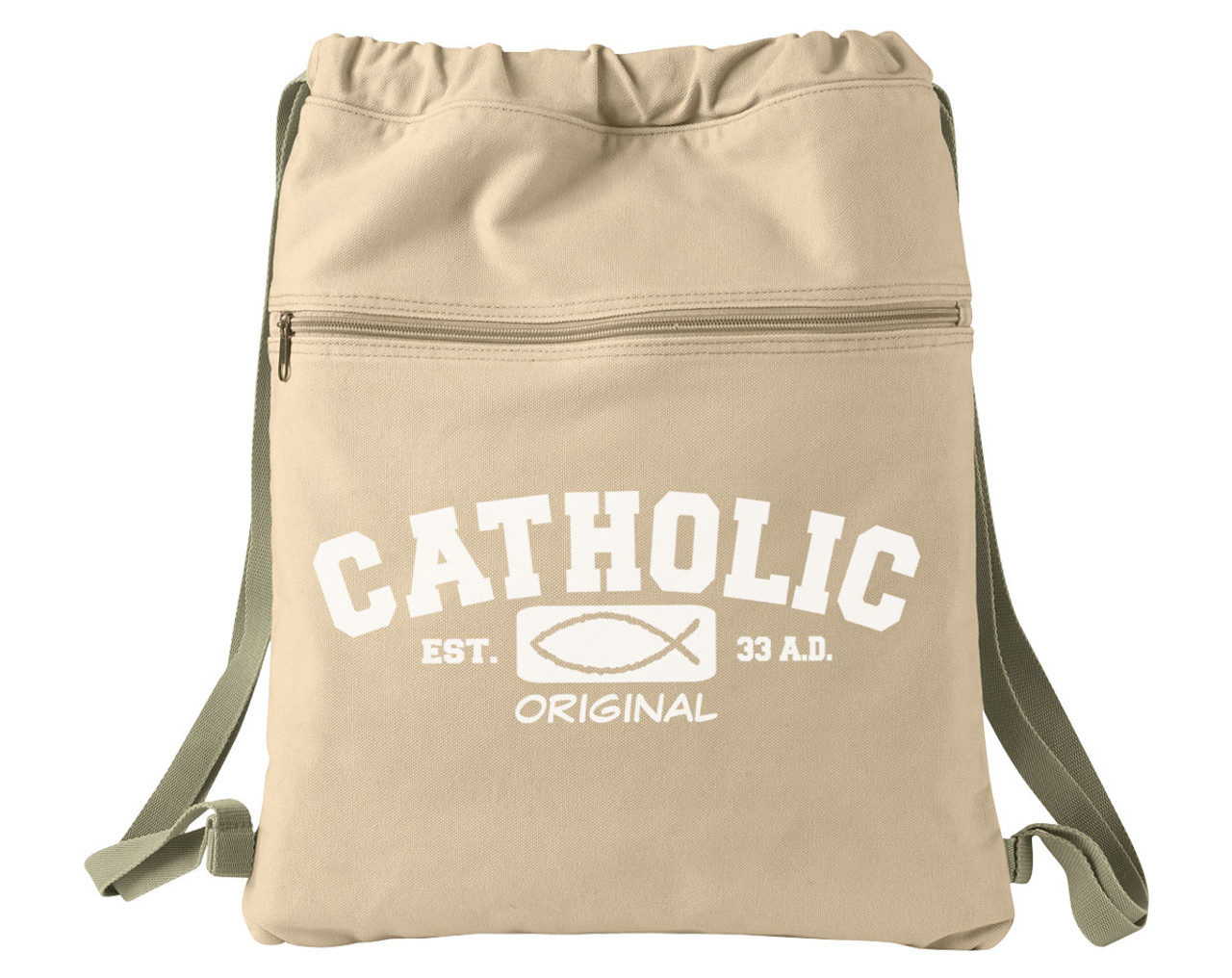 Catholic Original Canvas Backpack