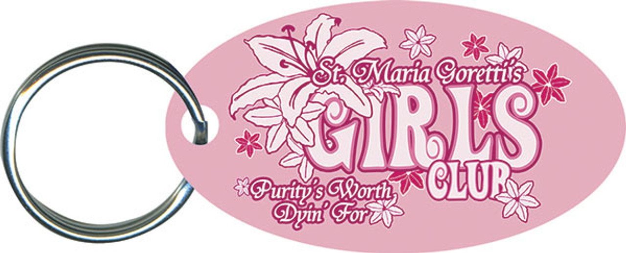 St. Maria Goretti Oval Keychain