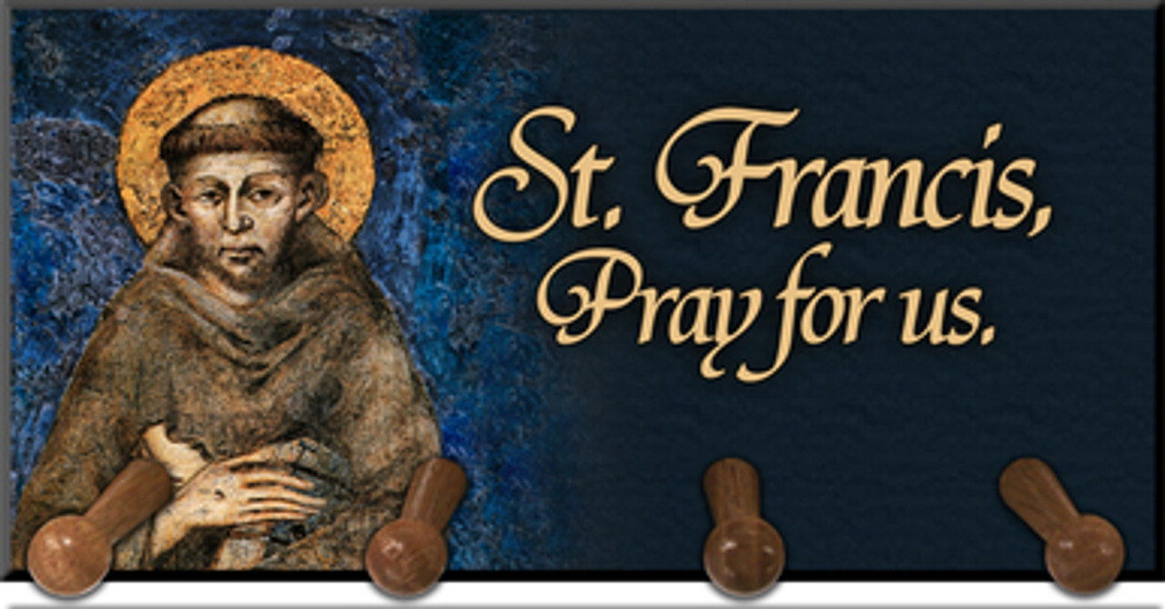St. Francis by Cimabue Keychain Holder