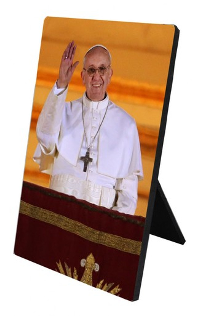 Pope Francis Desk Plaque
