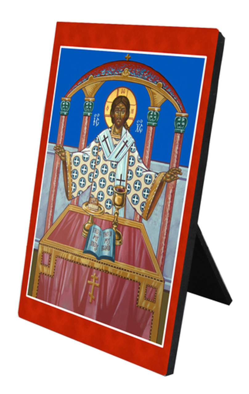 The Holy Eucharist Vertical Desk Plaque