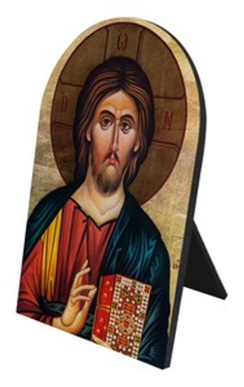 Christ the Teacher Arched Desk Plaque