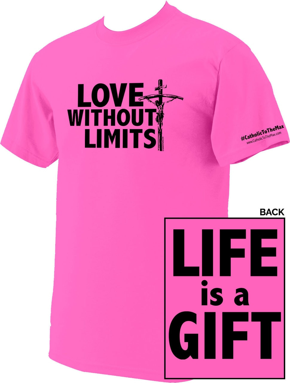 Love Without Limits Neon Pink T-Shirt