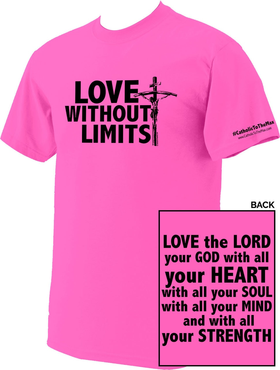 Love Without Limits Neon Pink T-Shirt