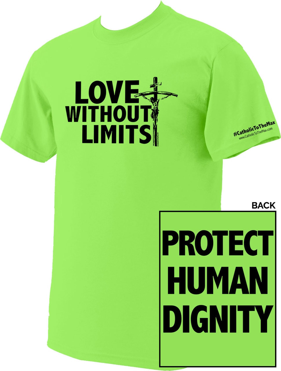 Love Without Limits Neon Green T-Shirt