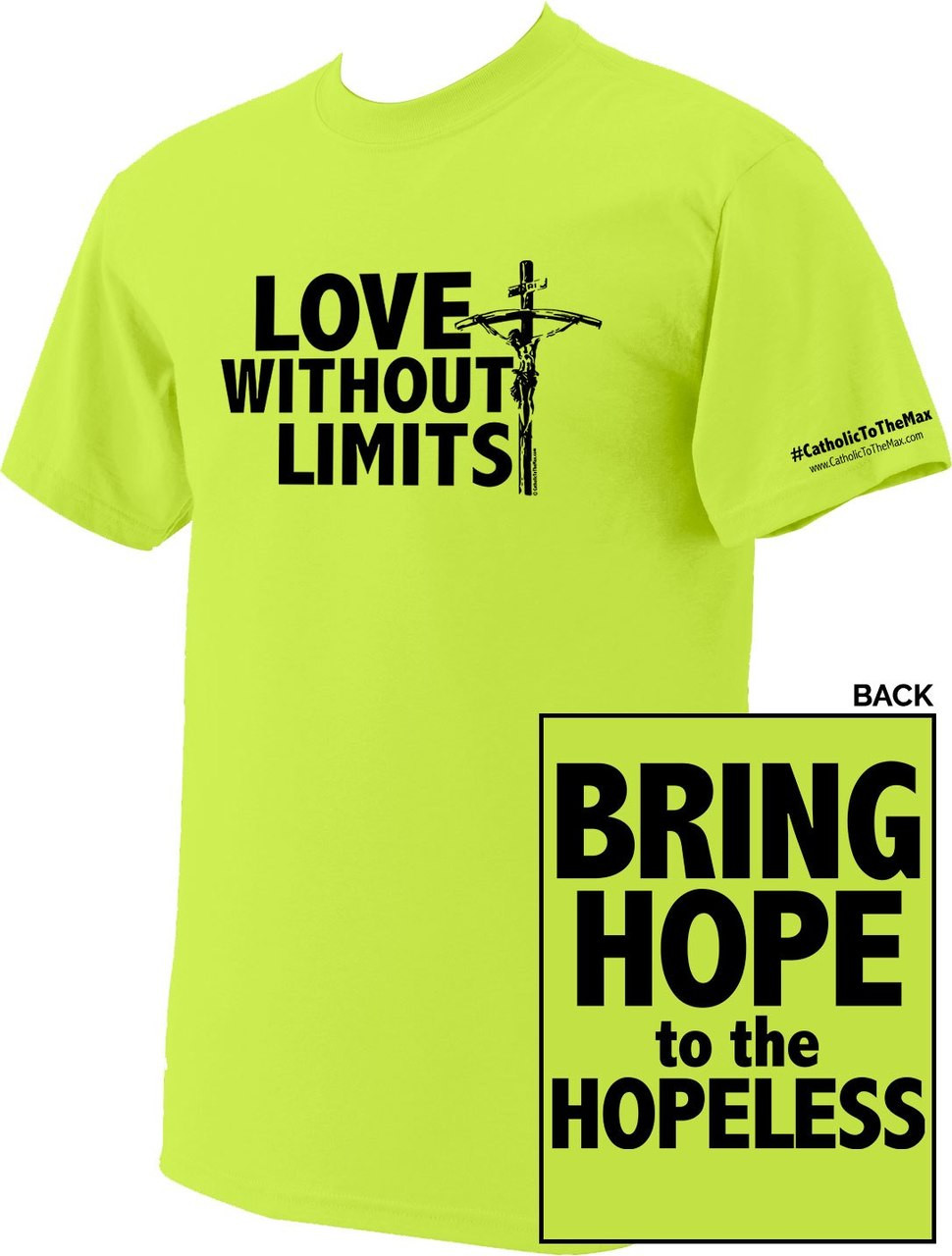 Love Without Limits Neon Yellow T-Shirt