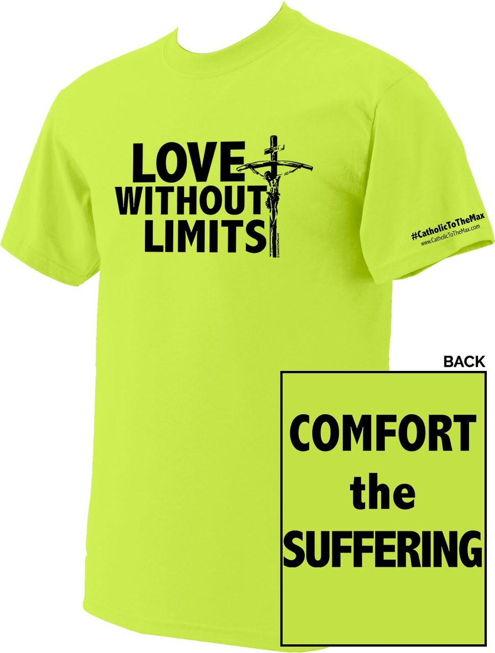 Love Without Limits Neon Yellow T-Shirt