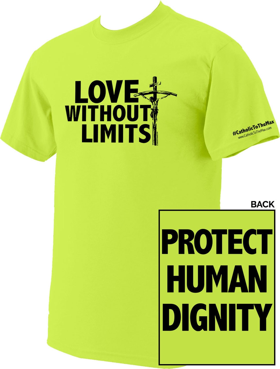 Love Without Limits Neon Yellow T-Shirt