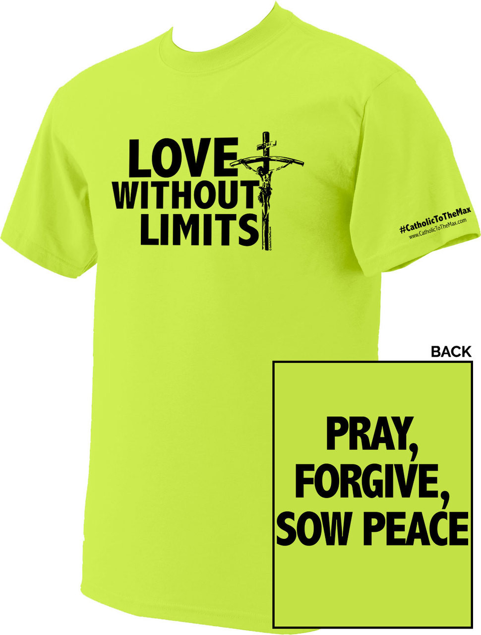 Love Without Limits Neon Yellow T-Shirt