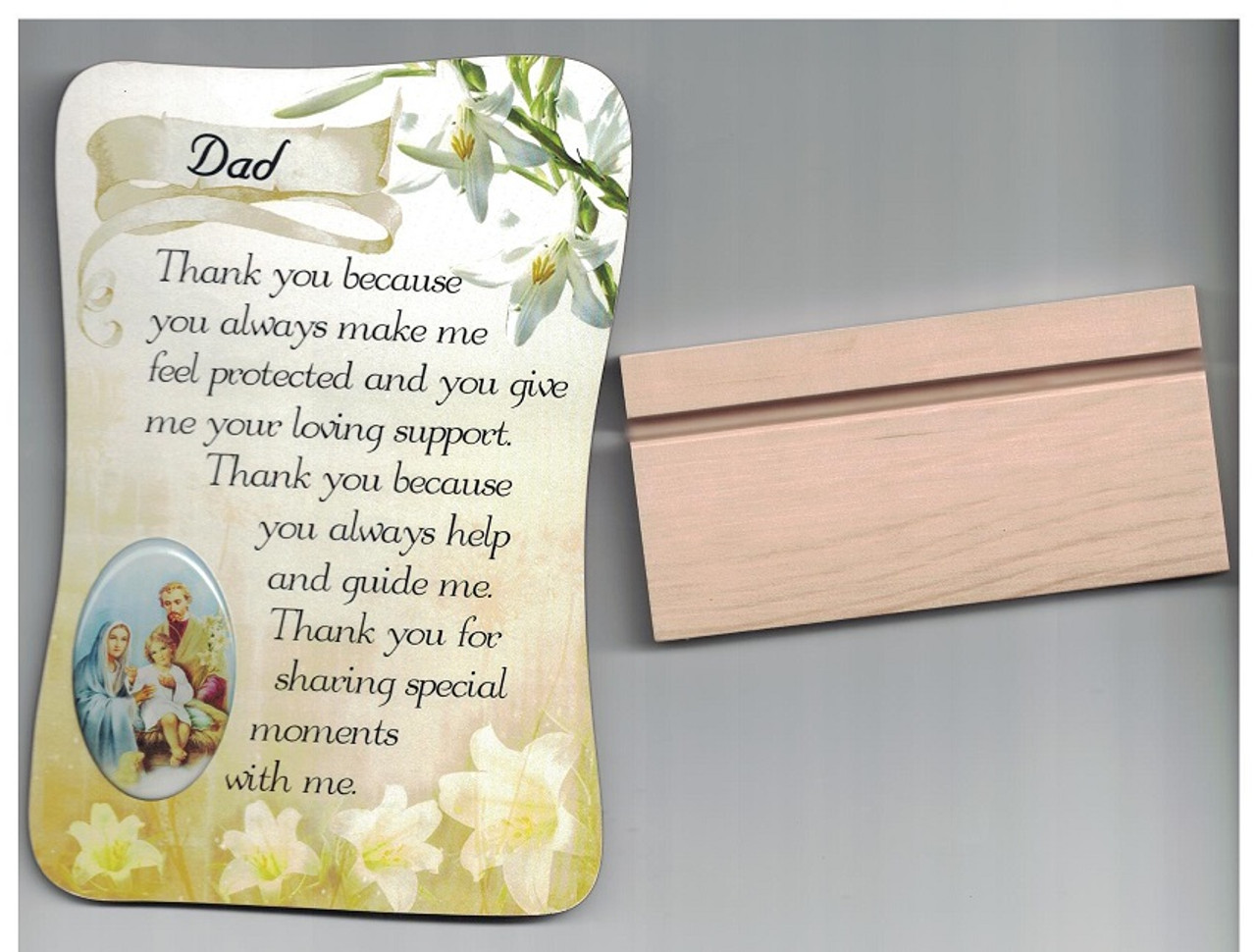 Dad Stand Up Easel Plaque