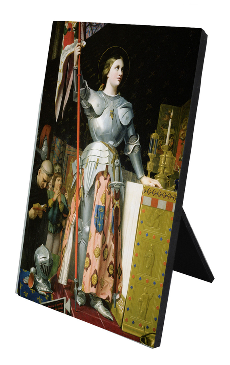 St. Joan of Arc Vertical Desk Plaque