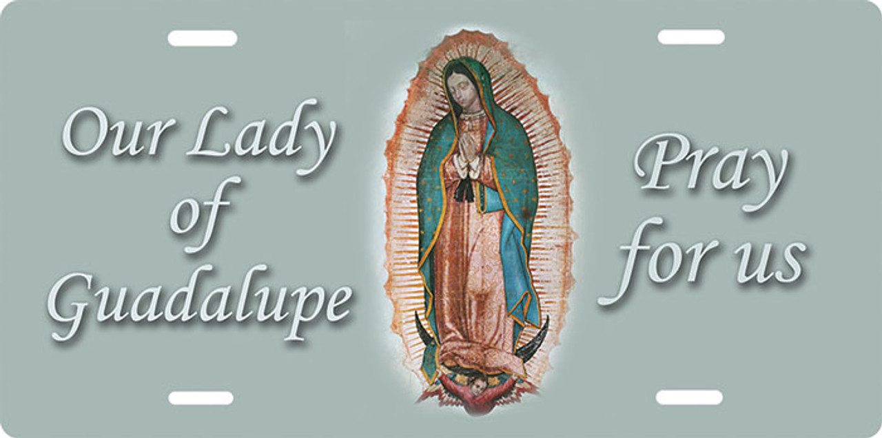 Our Lady of Guadalupe License Plate