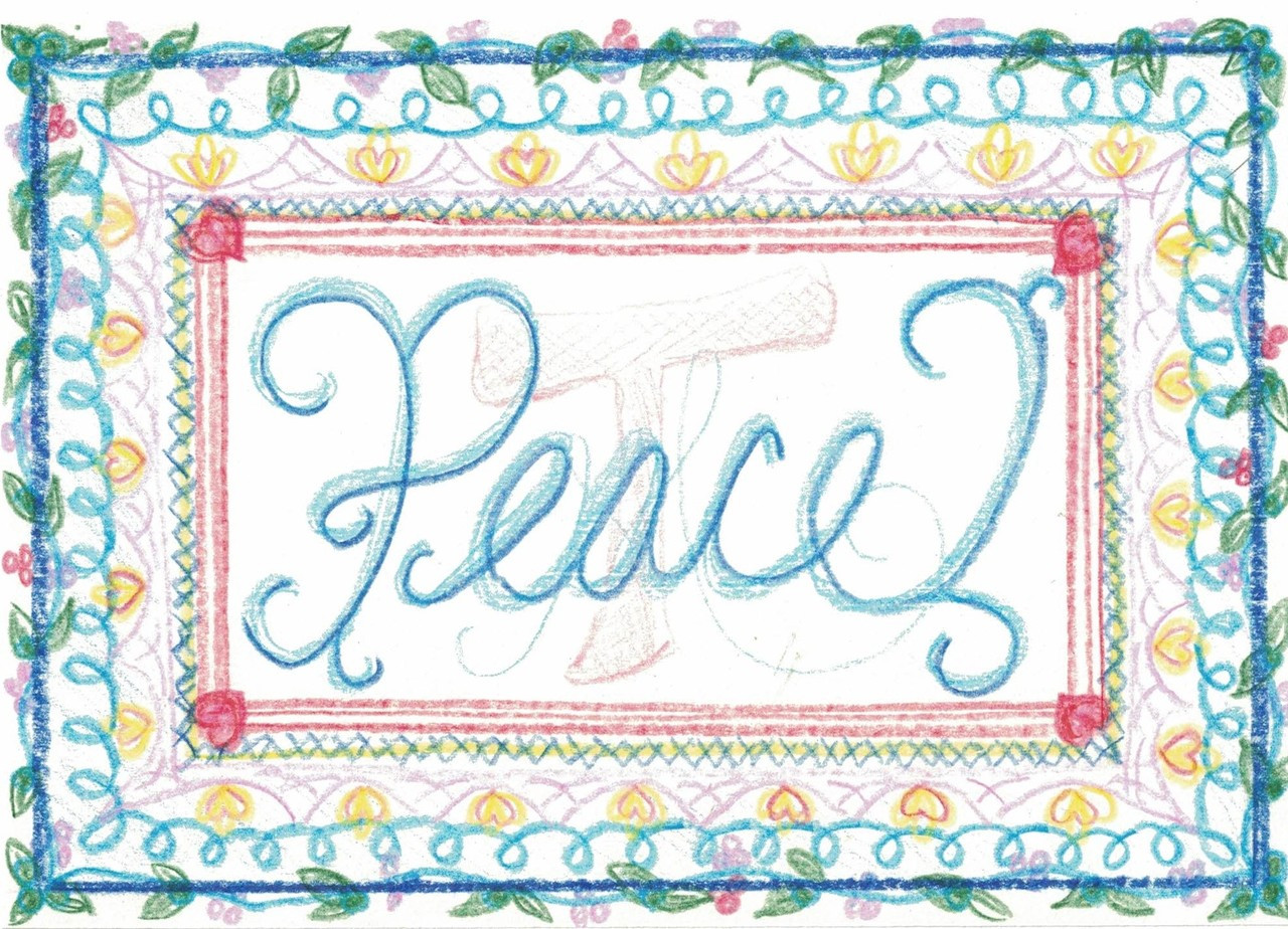 Peace Christmas Card featuring words of St. Francis and Scripture from Isaiah