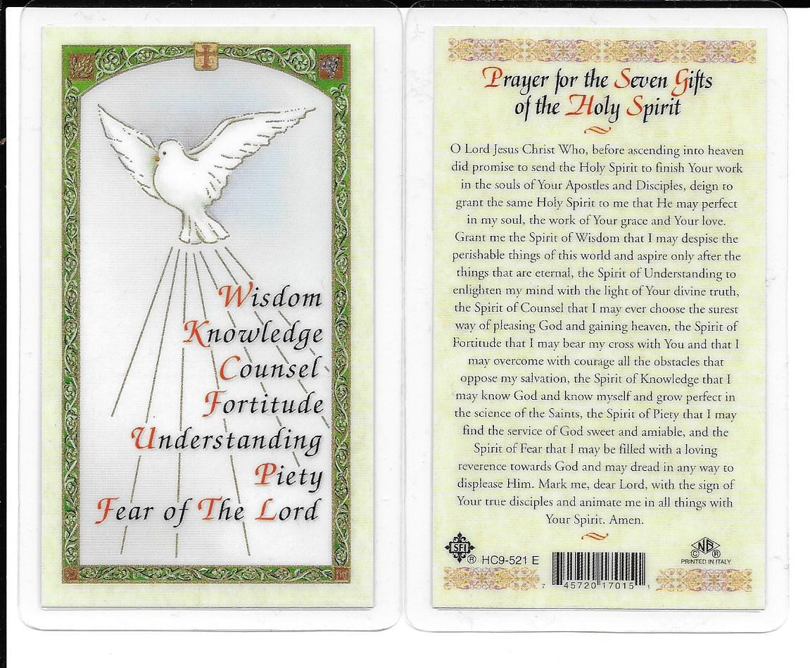 Holy Spirit Bookmark (BKMRK43)