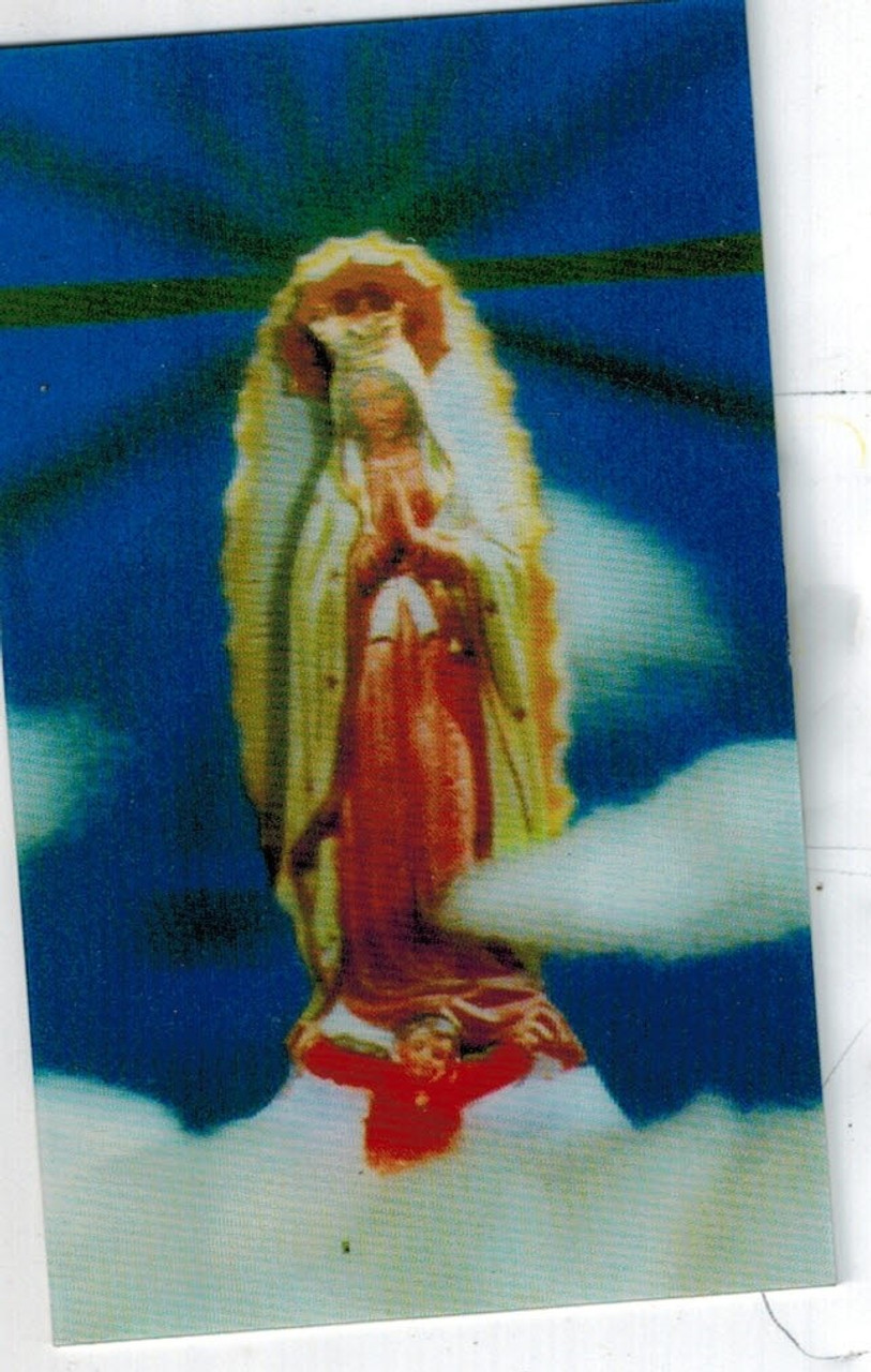 Our Lady of Guadalupe Hologram Card