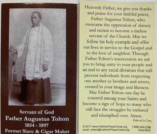 Servant of God Father Augustus Tolton - Now Venerable!    Reduced Price!