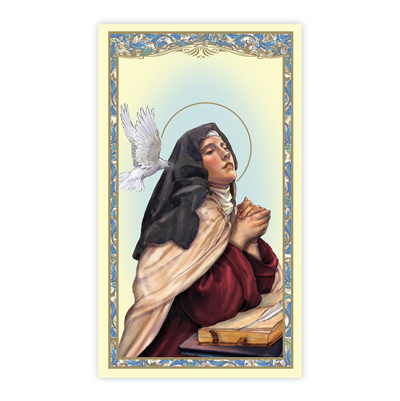 Saint Teresa of Avila prayer card -- let nothing disturb you
