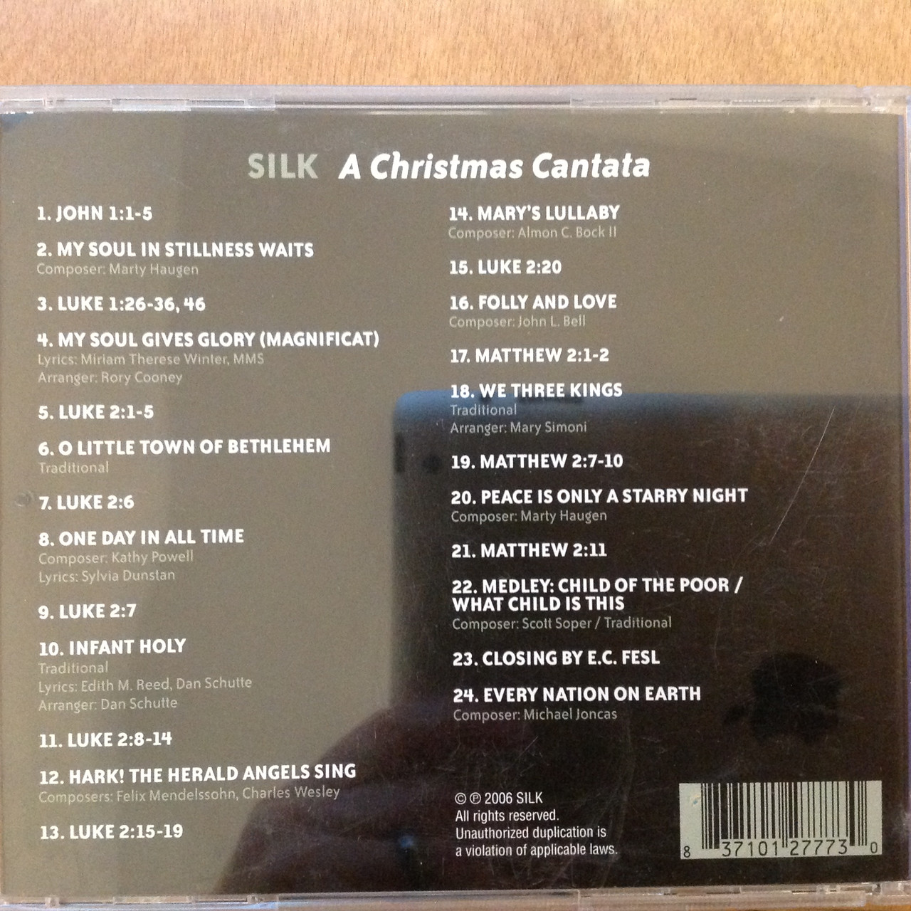 Silk - A Christmas Cantata CD