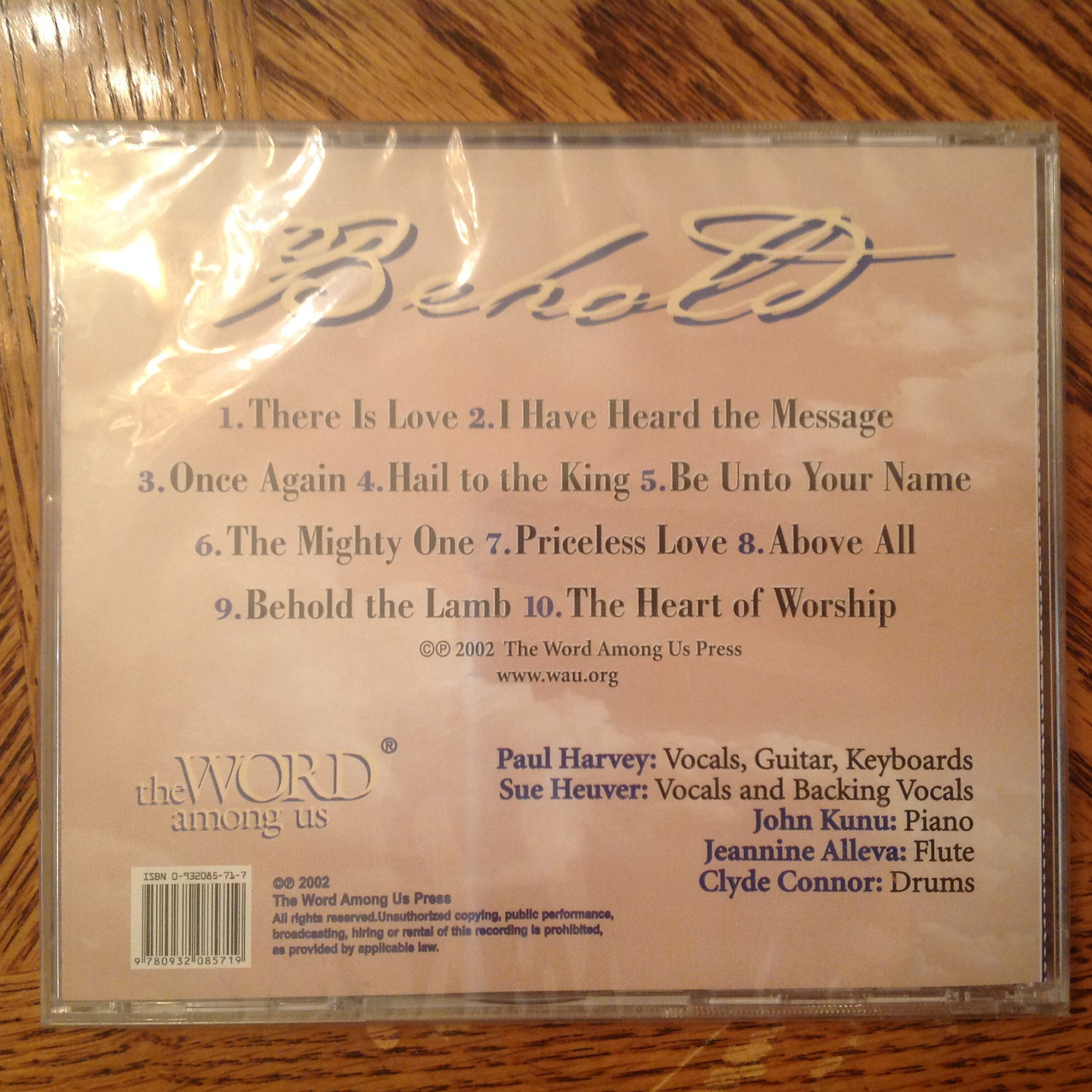 Behold by Paul Harvey CD