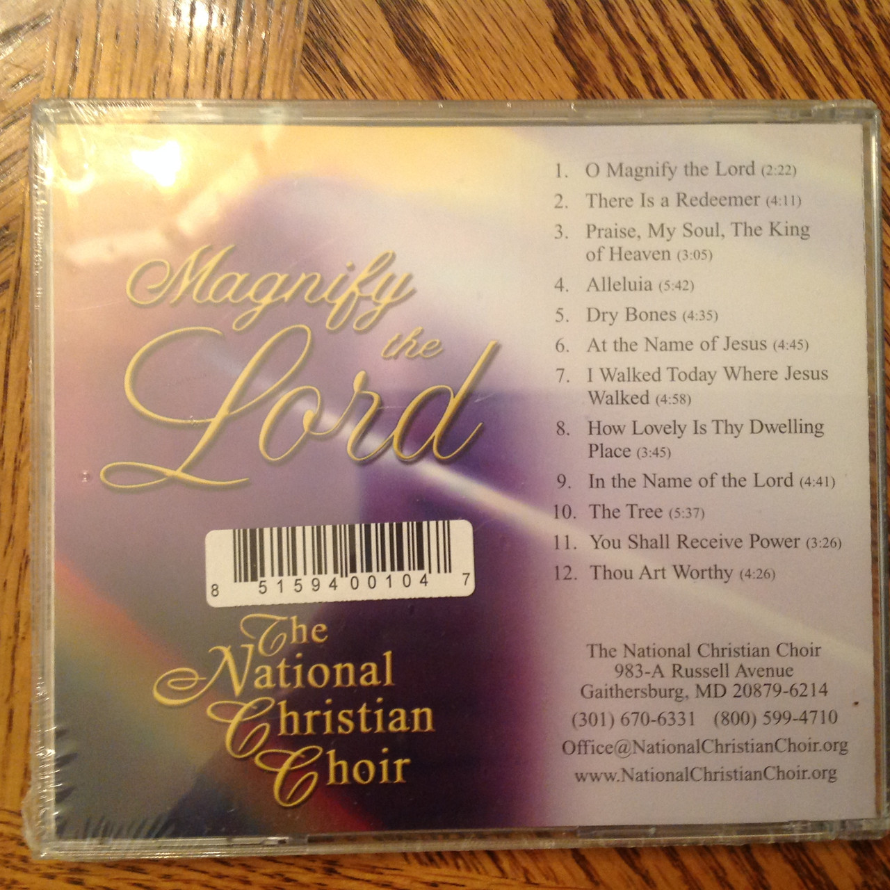 Magnify the Lord by The National Christian Choir CD