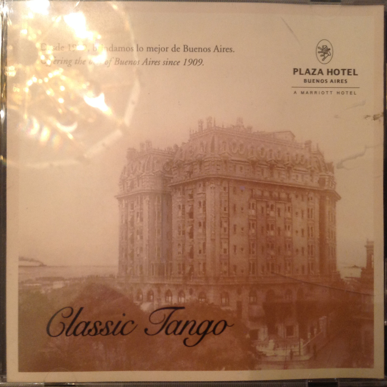 Classic Tango from The Marriott Plaza Hotel Buenos Aires CD