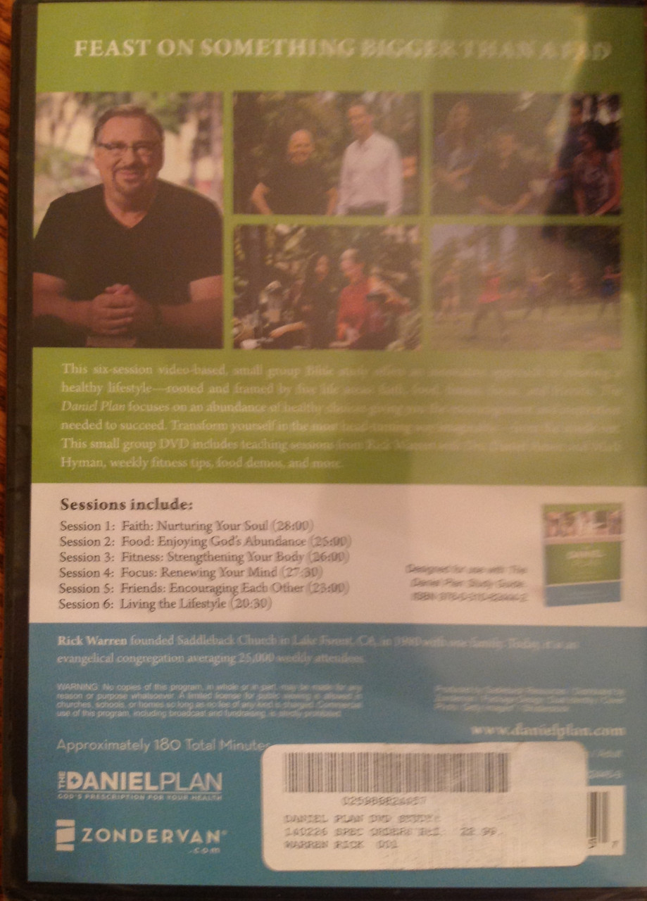 The Daniel Plan DVD