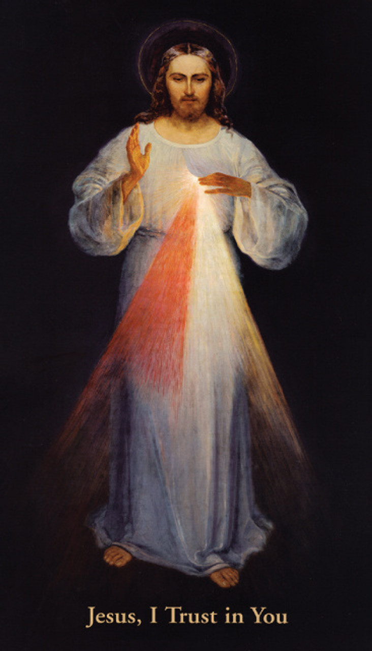 Chaplet of Divine Mercy Wallet Size Card