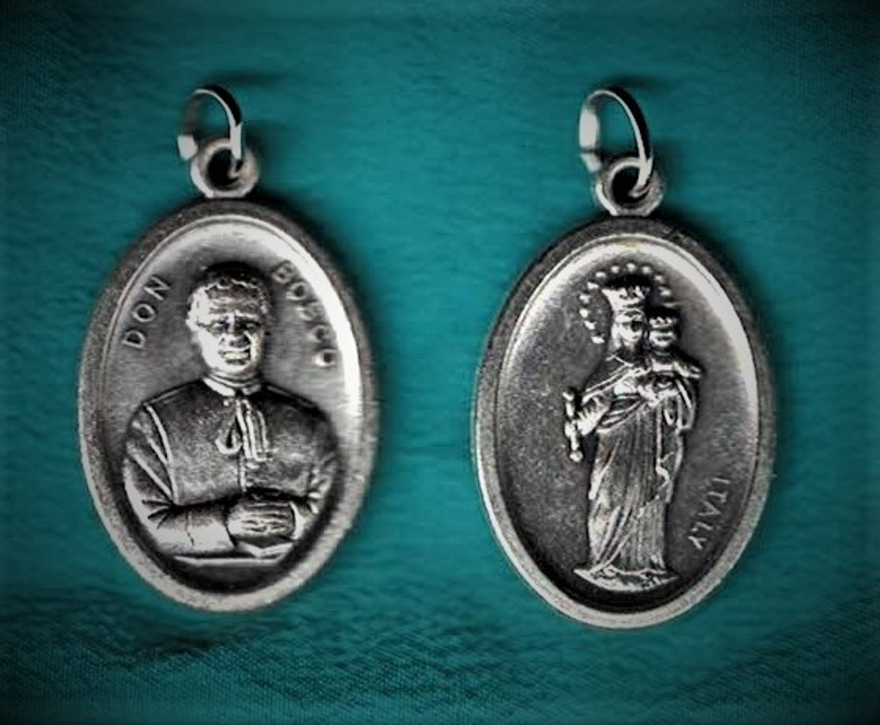 Saint Don Bosco and Our Lady of Victory Medal