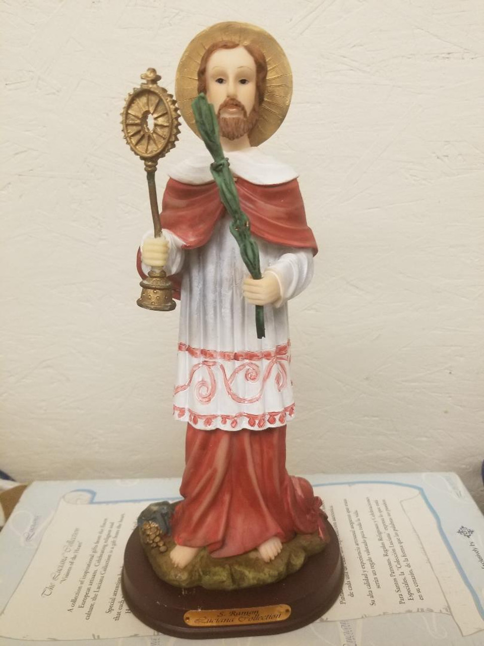 Saint Raymond Statue 12 inches