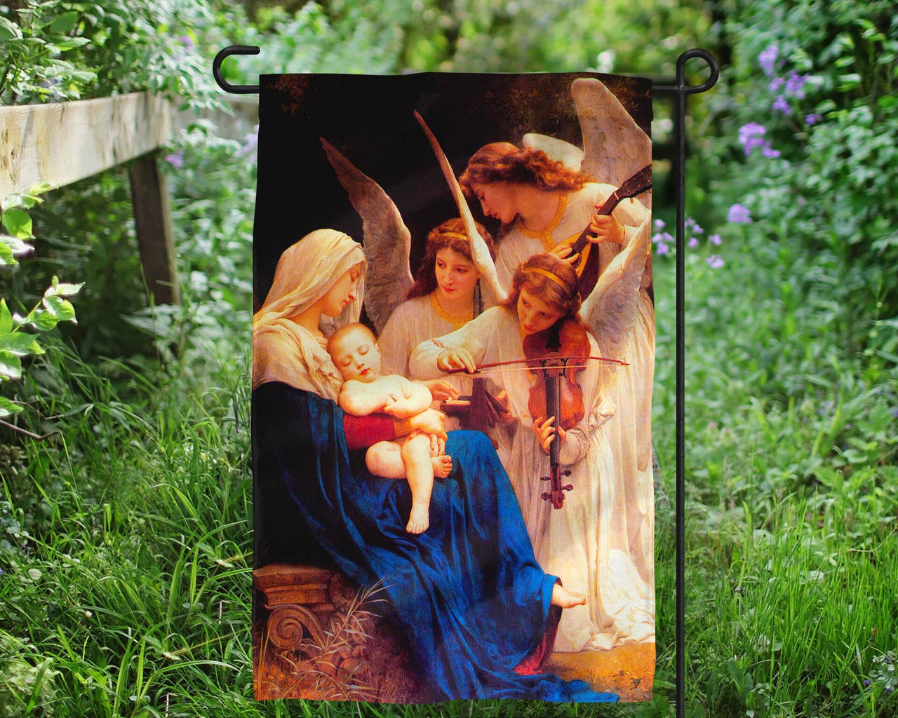 Song of the Angels Outdoor Garden Flag