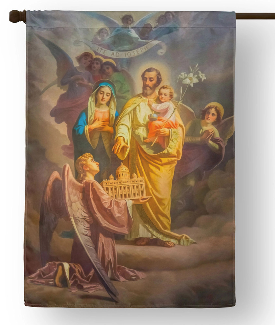 Saint Joseph, Patron of the Church Outdoor House Flag