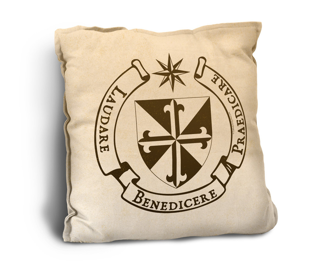 Dominican Crest Rustic Pillow