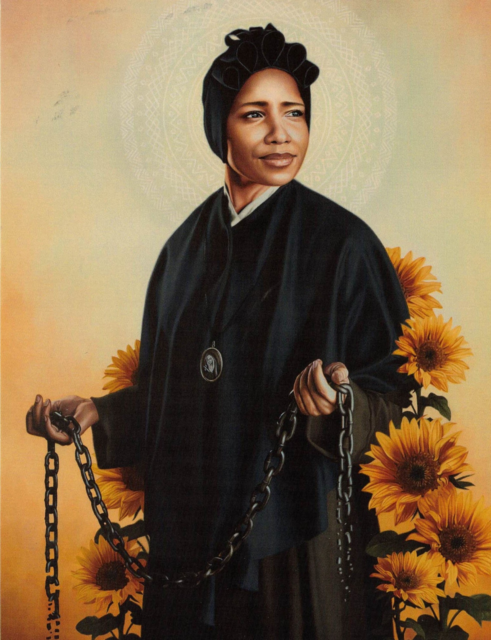 Blessed Josephine Bakhita Large Prayer Card Front