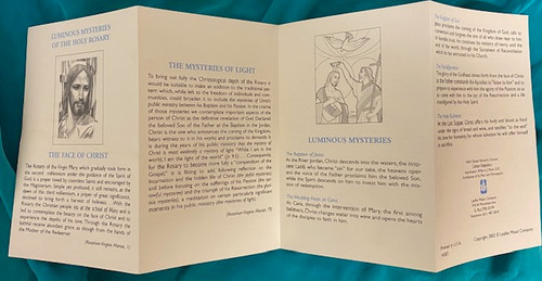 Prayer Guide to Luminous Mysteries of the Holy Rosary