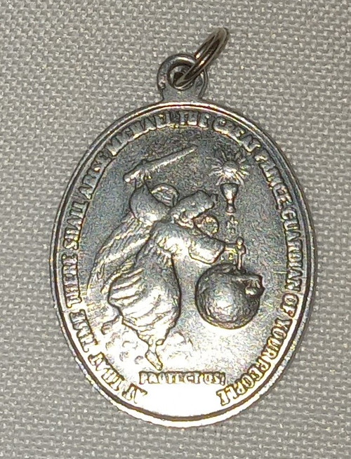 Vintage Christ the King and St. Michael Medal