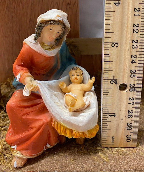 Rustic Nativity Set  - 11 figurines