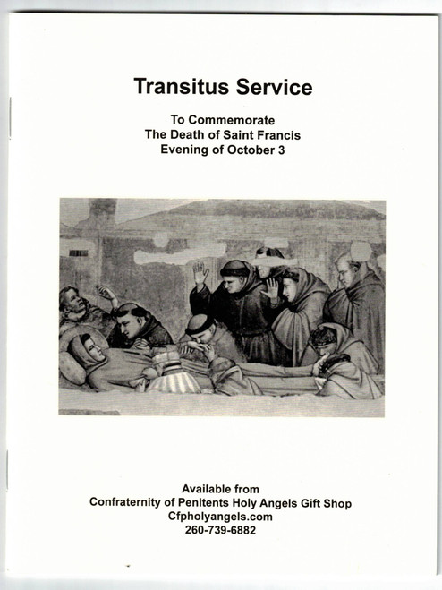Transitus of Saint Francis Booklet