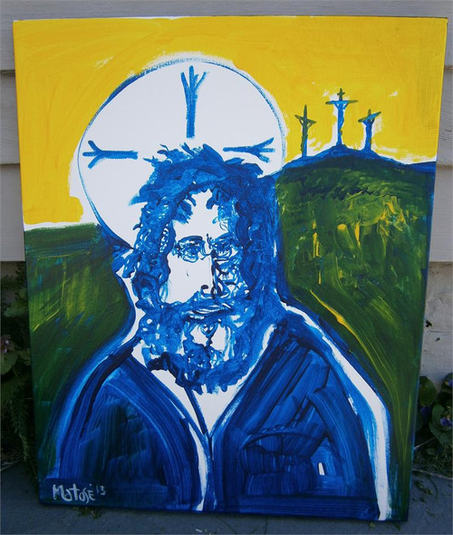 Resurrection -- Original Acrylic Painting by Joseph Matose IV, 16 x 20 inches