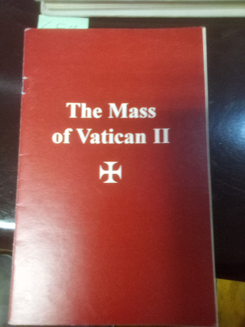 THE MASS OF VATICAN 11 -  

A GENTLY USED BOOKLET IN GOOD CONDITION -  IT CONTAINS THE NOVUS ORDO MISSAE (NEW ORDER OF MASS) AS PROMULGATED BY POPE PAUL V1.